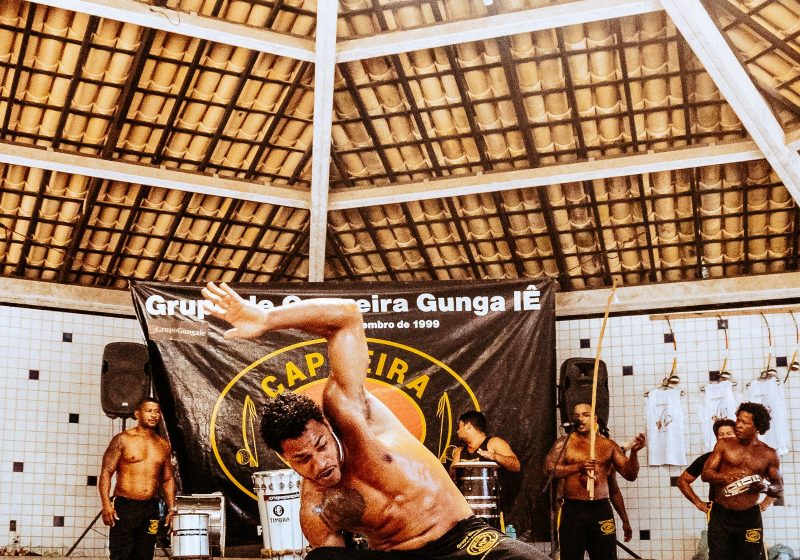Roda de capoeira na Bahia